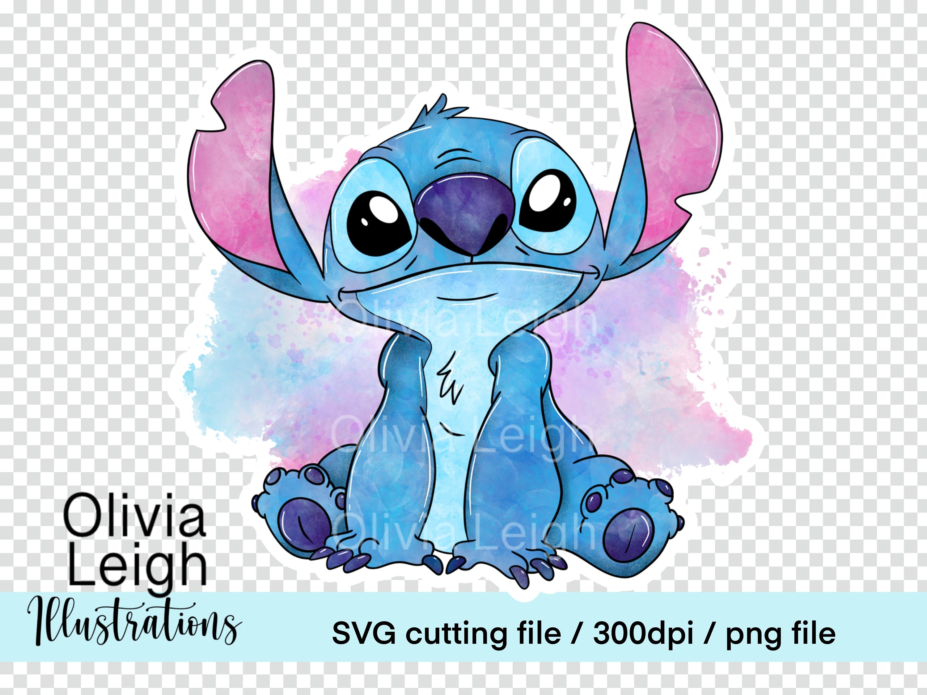 Cute Stitch Svg Cutting File, Clipart, PNG File, DIGITAL DOWNLOAD ...