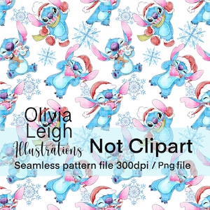 Christmas Stitch Seamless Repeat Pattern. Digital Paper. DIGITAL DOWNLOAD