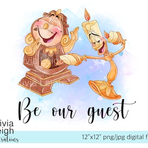 La bella e la bestia PNG Sublimazione Citazione Clipart Files DOWNLOAD DIGITALE Stampabile