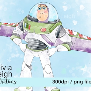 Toy Story Buzz Lightyear Cute Clipart PNG Arquivos DOWNLOAD DIGITAL Para Imprimir