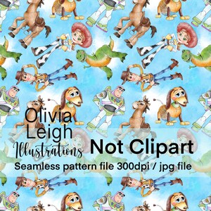 Cute Toy Repeat Seamless Pattern. Digital Paper. DIGITAL - Etsy