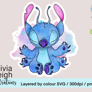 Cute Stitch Svg Cutting file, Clipart, PNG File, DIGITAL DOWNLOAD  Printable