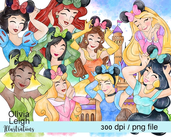 Download A cute Disney Princess with an aesthetic background Wallpaper
