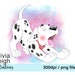 101 Dalmatian's Puppy Dog Cute Clipart PNG Files DIGITAL DOWNLOAD ...