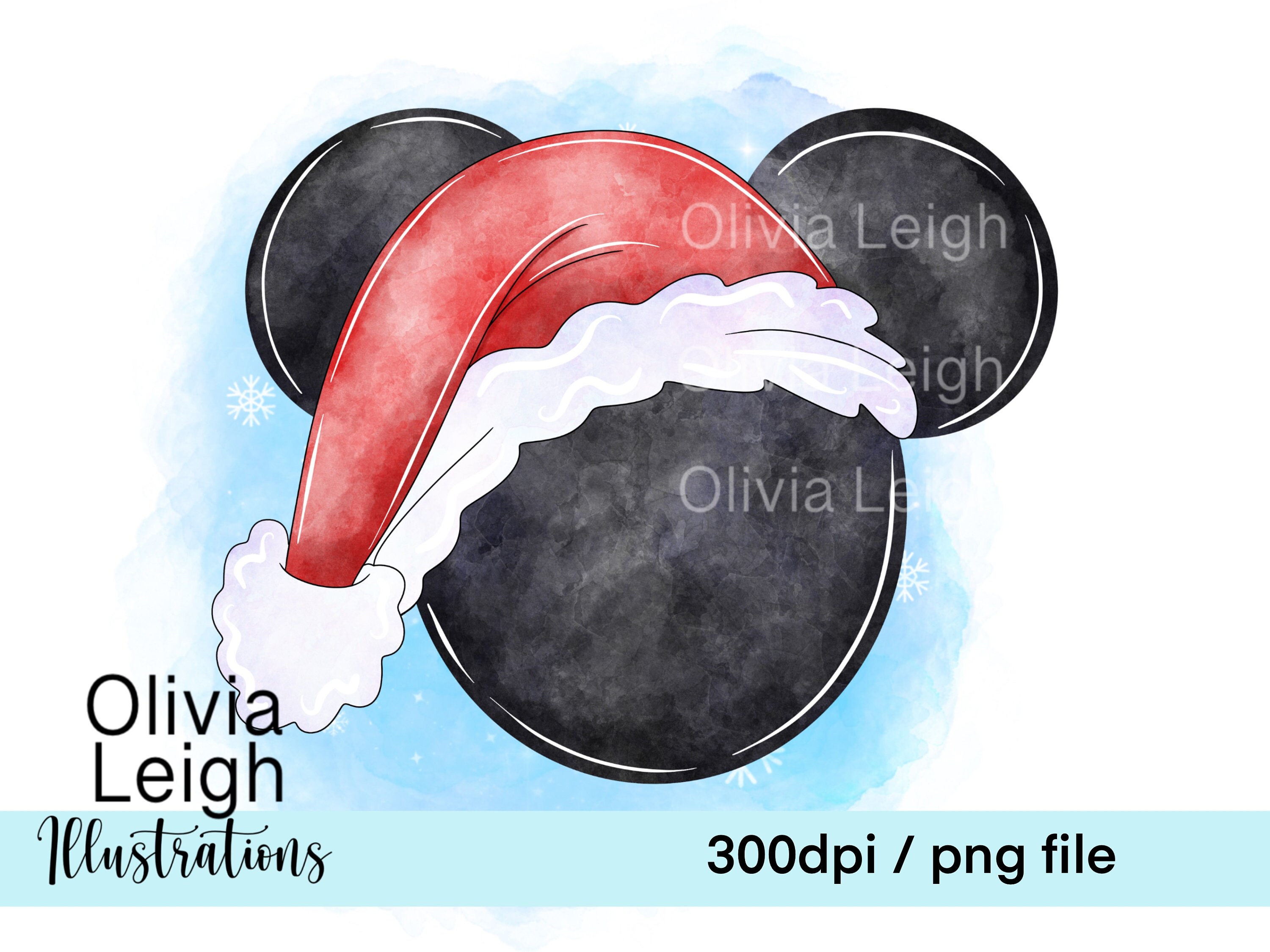 Micky Maus Weihnachten niedlichen Clipart PNG-Dateien DIGITAL DOWNLOAD  Kommerzielle Nutzung Printable - .de