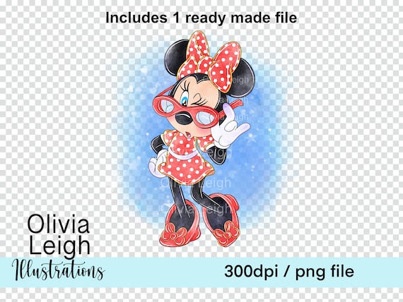 Cute Baby Minnie Mouse Clipart PNG Files DIGITAL DOWNLOAD Sublimation  Printable -  Israel