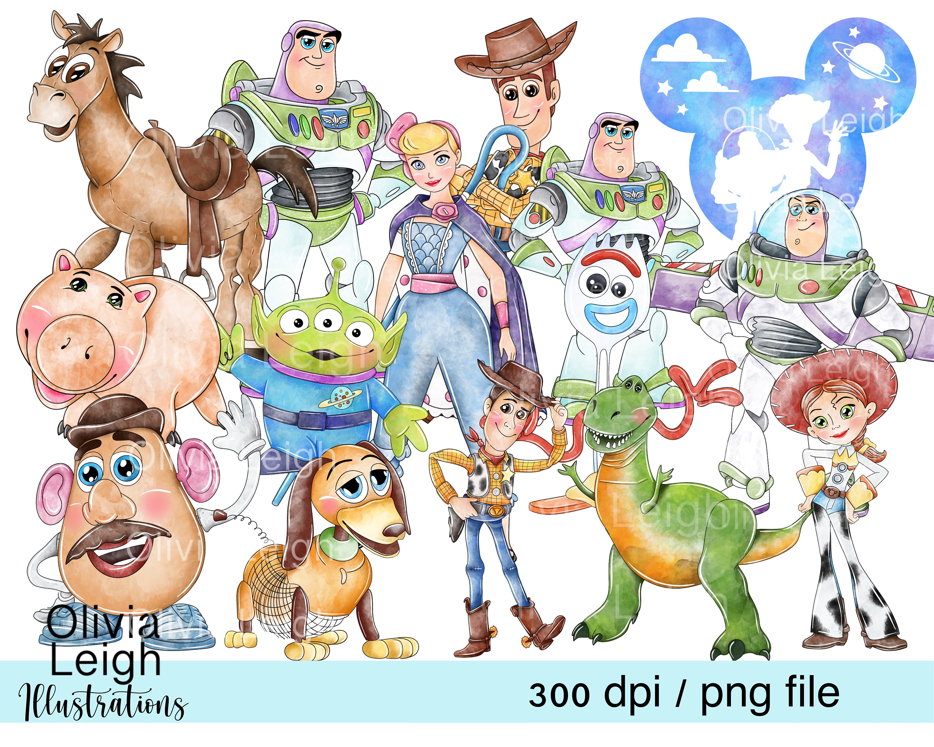 Toy Story Character Clipart