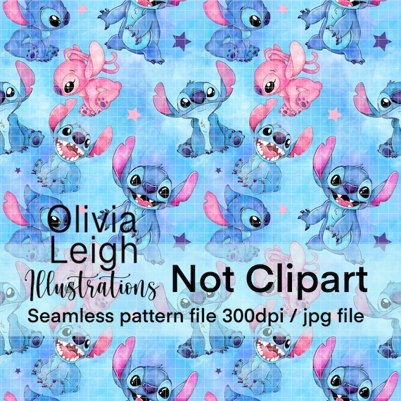 Download Blue Lilo & Stitch Angel Wallpaper