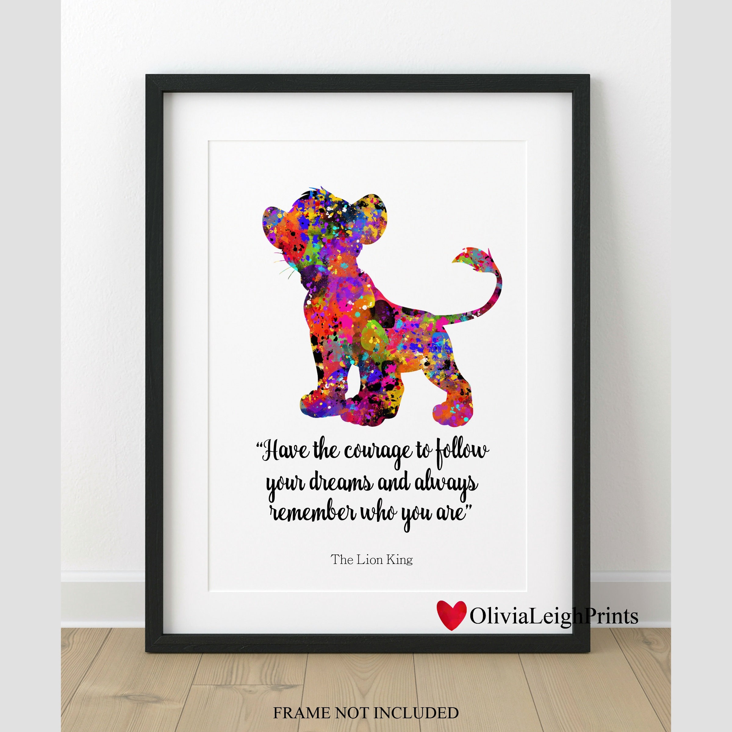 The Lion King Simba Quote Print-wall Art-gift-nursery DIGITAL - Etsy UK