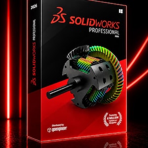 SOLIDWORKS Professional 2026 3D CAD-software | Levenslange licentie: directe levering