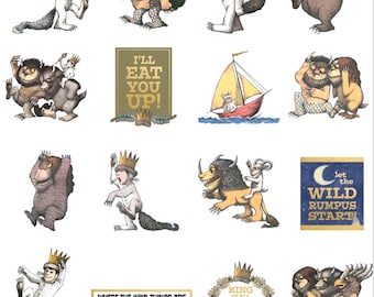 Where the Wild Things Are Fabric - Etsy