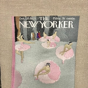 Ballerina Girls Book Sleeve IPad Padded Cover Embroidered Bookworm Book Lover Gift