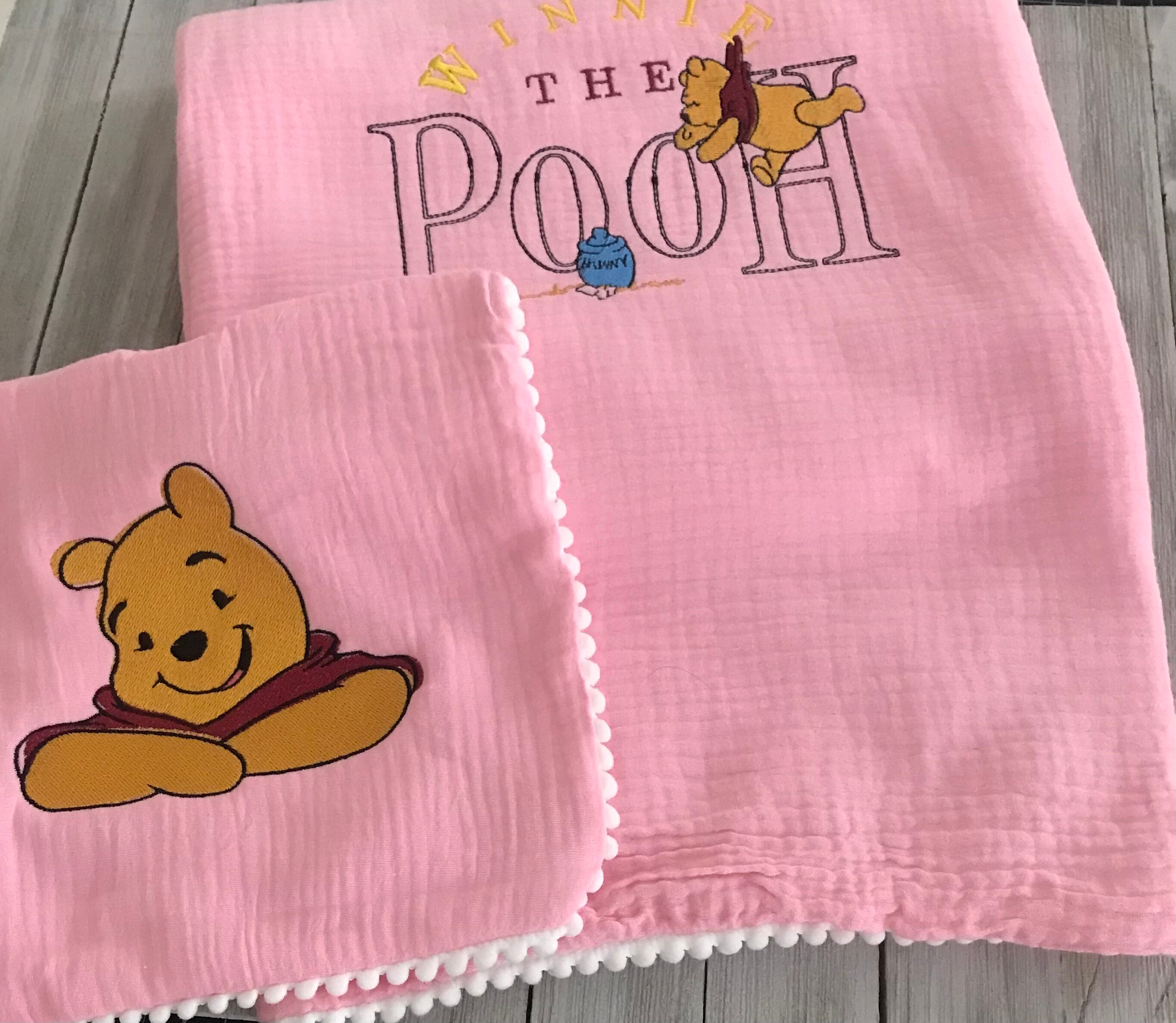 Winnie the pooh muslin hotsell
