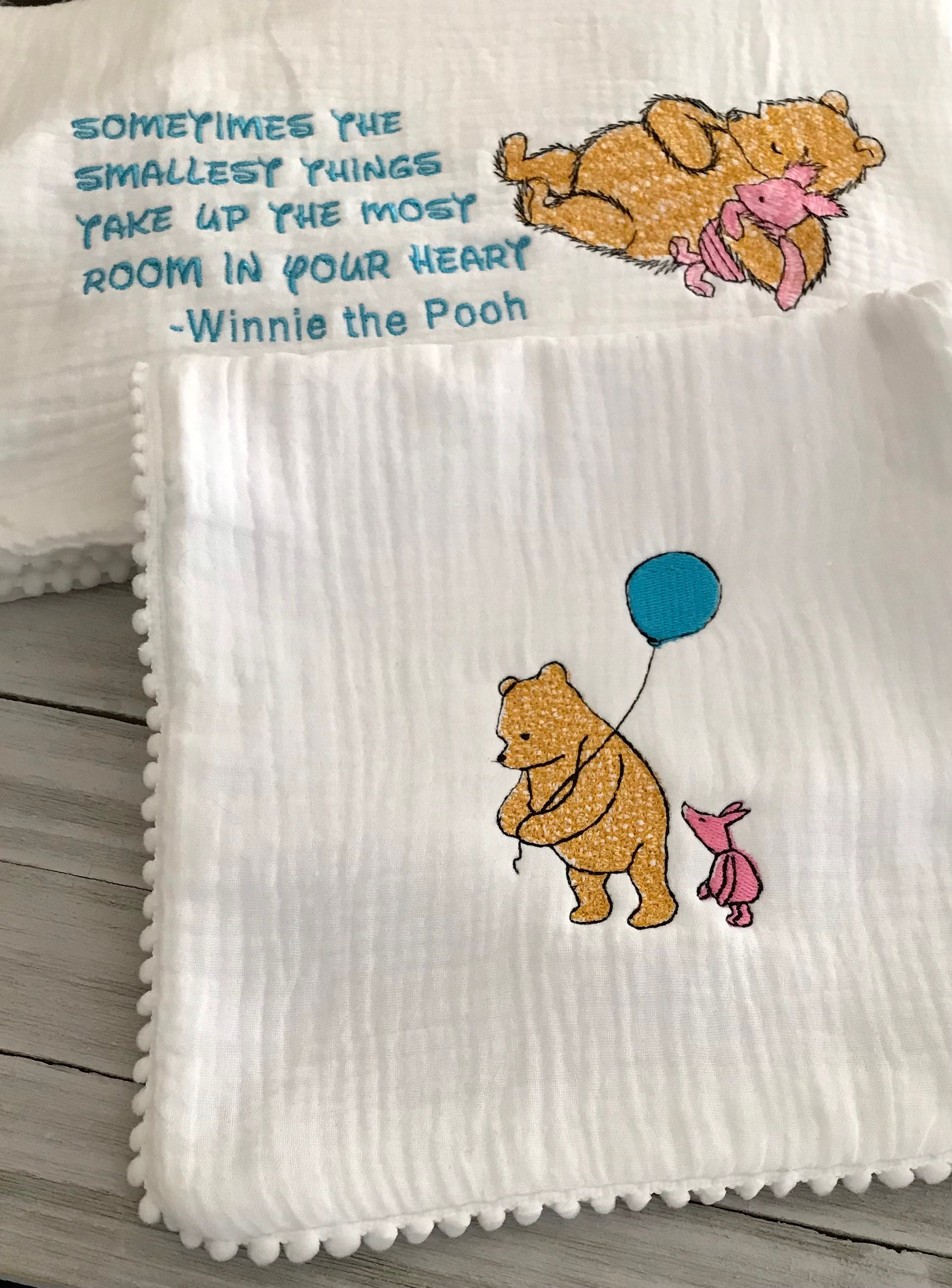 Disney Winnie the Pooh Adventure Awaits Natural Jersey Swaddle 2