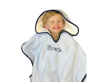 Smocked Hooded Beach/Pool Towel for Kids