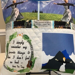 Sound of Music Embroidered Reading Pillow Book Pillow