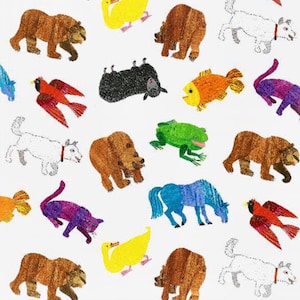 Brown Bear Andover Fabrics Cotton Fabric by the yard