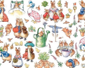 Beatrix Potter Fabric Peter Rabbit