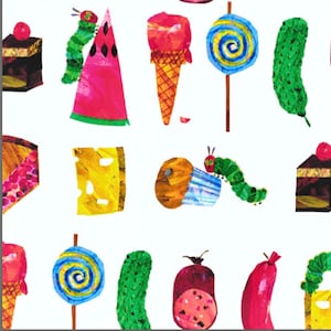 Hungry Caterpillar Andover Fabrics Cotton Fabric