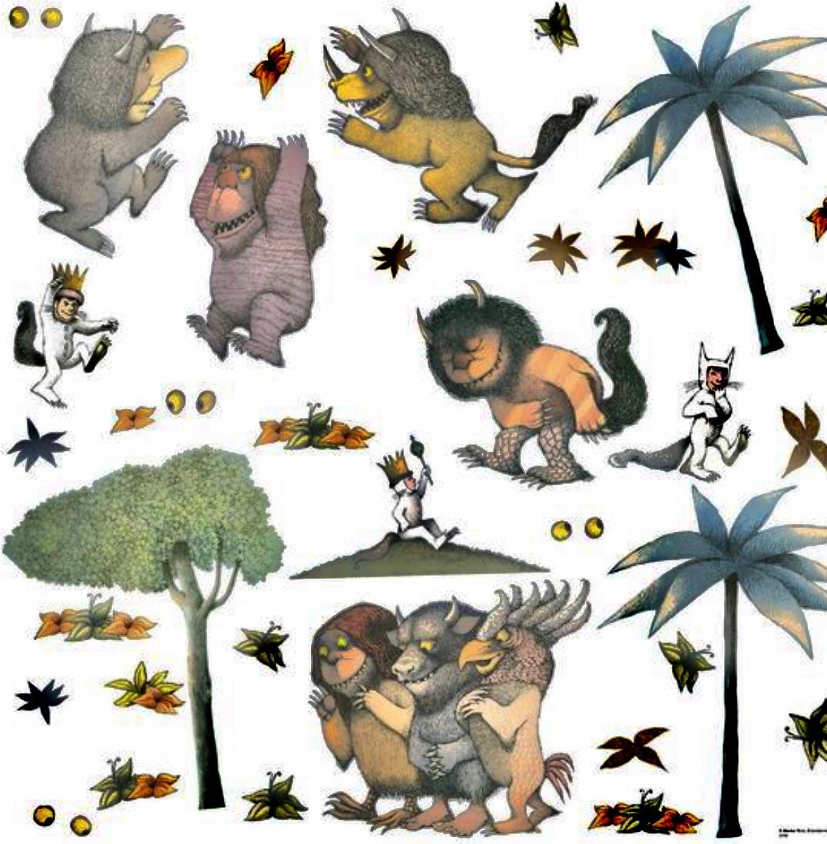 Where the Wild Things Are Fabric - Etsy