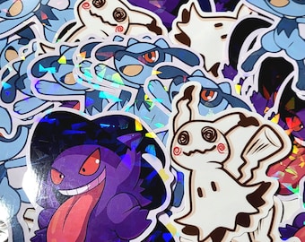 PKMN || Vinyl Stickers || Now With Sylveon!