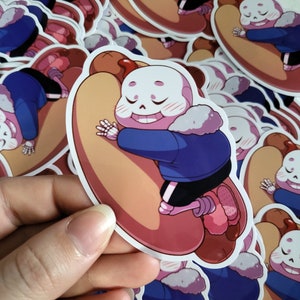 Horror sans  Sticker for Sale by ElinaSanglert