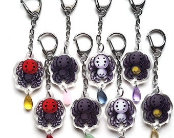 Velvet Spider Hanging Charms