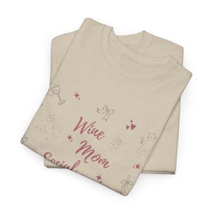Mom Shirt Wine, Wine Mom Shirt, Mom Social Club Shirt, Funny Mom Shirt, Gift for Mom, Mother's Day Gift, Mom Life Shirt image 9