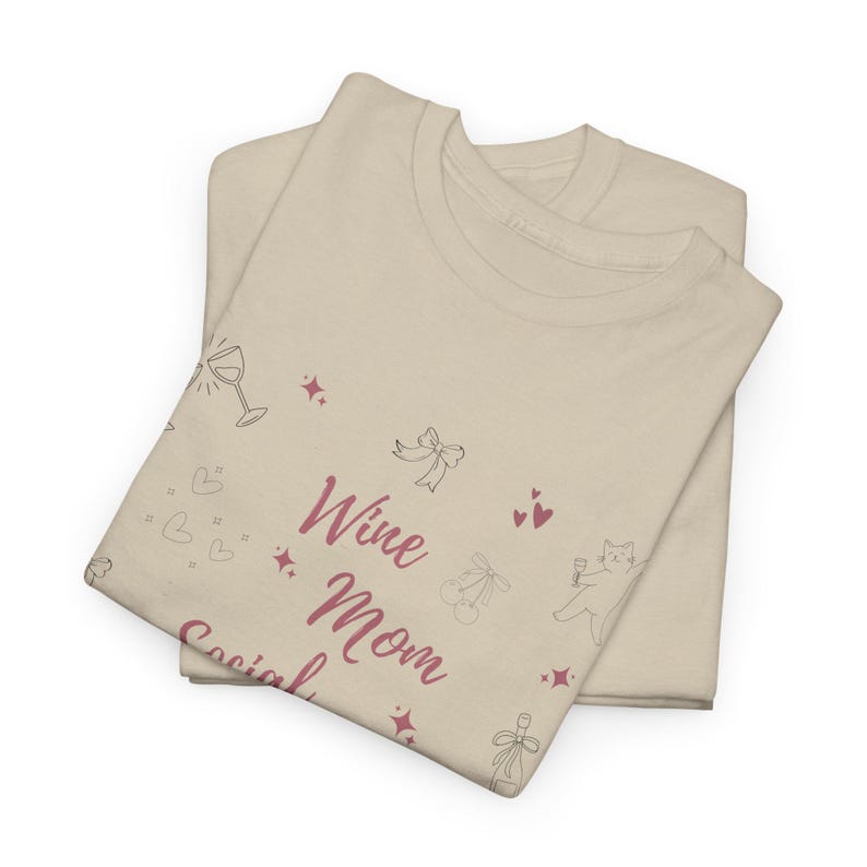 Mom Shirt Wine, Wine Mom Shirt, Mom Social Club Shirt, Funny Mom Shirt, Gift for Mom, Mother's Day Gift, Mom Life Shirt image 9