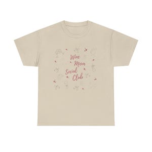 Mom Shirt Wine, Wine Mom Shirt, Mom Social Club Shirt, Funny Mom Shirt, Gift for Mom, Mother's Day Gift, Mom Life Shirt Sand