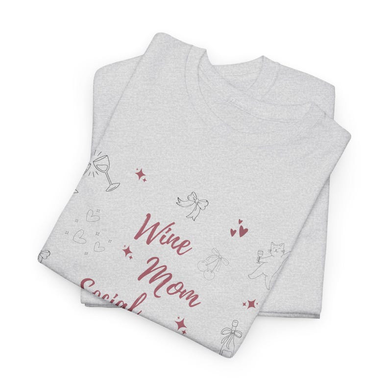 Mom Shirt Wine, Wine Mom Shirt, Mom Social Club Shirt, Funny Mom Shirt, Gift for Mom, Mother's Day Gift, Mom Life Shirt image 8