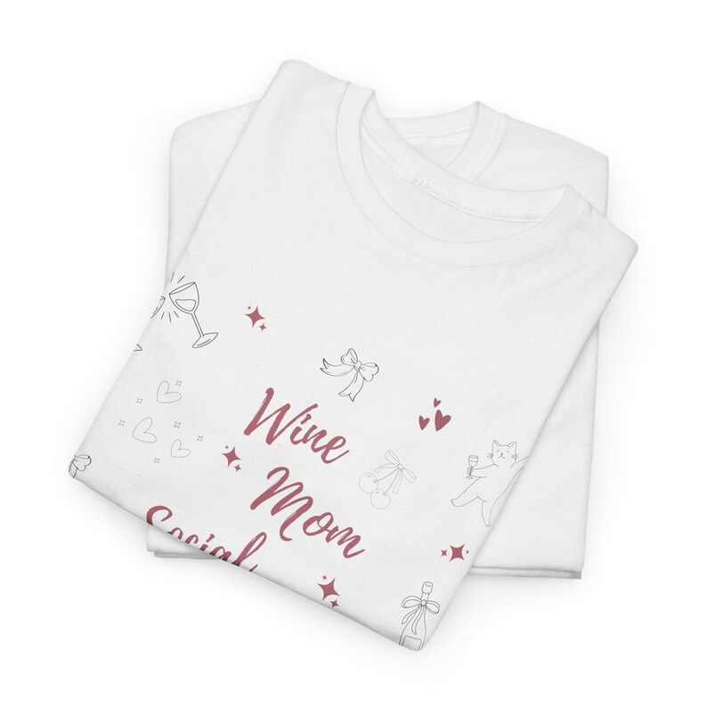 Mom Shirt Wine, Wine Mom Shirt, Mom Social Club Shirt, Funny Mom Shirt, Gift for Mom, Mother's Day Gift, Mom Life Shirt image 7