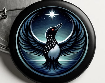 Minnesota Rebel Loon Pin Button, Minnesota Rebel, Minnesota Resistance Symbol, Anti ICE Protest Accessory, Ice Out Protests