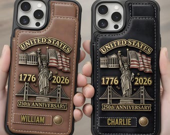 250th Anniversary - Personalized Wallet Phone Case