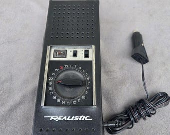 Vintage Realistic TRC-101B 23 Channel Handheld CB Radio Transceiver Tested