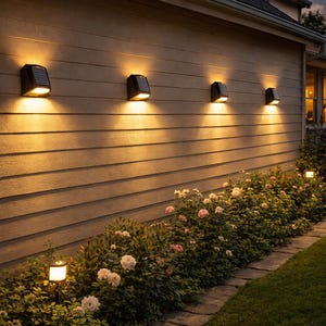 Solar Fence Lights Outdoor – Warm White & RGB Deck Lights, Waterproof Garden Wall Lamps, Patio Railing Lighting, Cozy Backyard Decor