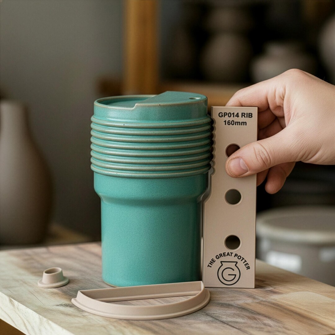 Bubble Mug Rib Template Travel Tumbler/mug 'GP002 KIT' Rib & Cutters, Mid Century Style 40oz ...