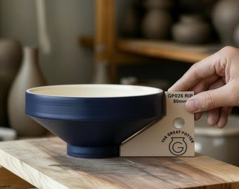 Bowl Throwing 'GP026 RIB' Ramen Soup Scandi Minimalist Pottery Bowl Profile Shaper Template For Ceramics Studio Supply Accessories