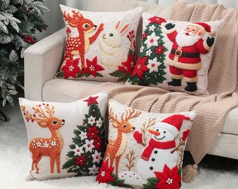 Cuscino Natalizio Rotondo Lecca-Lecca: Morbido Cuscino A Spirale Rosso E Bianco Per Divano E Letto, Decorazione Natale 35 Cm - 4