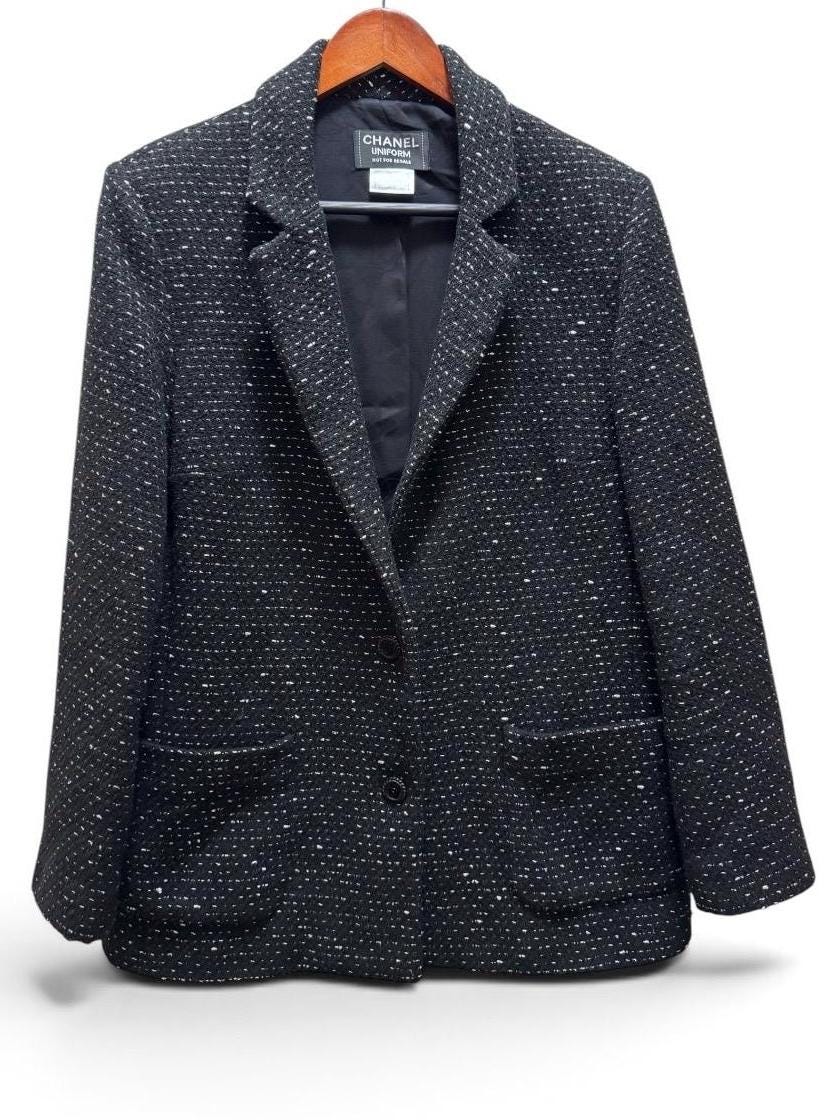CHANEL UNIFORM ジャケット Chanel Uniform - Etsy