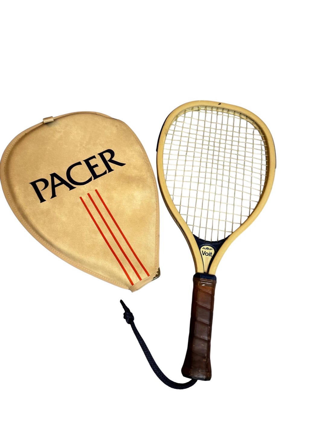 Voit Racket Tennis Vintage AMF Voit Pacer Tennis Racket With Original Cover – Mid-century ...