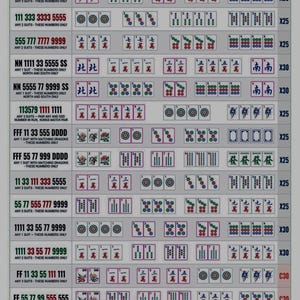 Aide-mémoire de mahjong américain 2026 – Carte de référence facile pour les amateurs de mahjong et les débutants image 2