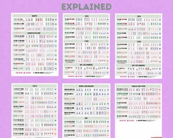 2026 American Mahjong Cheat Sheet – Easy Reference Card for Mahjong Lovers and Beginners
