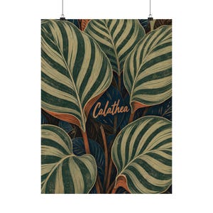 Pôster de Calathea, Arte de Parede Botânica Vintage, Decoração de Plantas Tropicais imagem 10