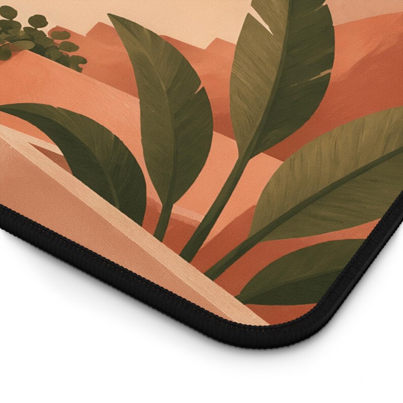 Take It Day By Day Desk Mat | Calming Mediterranean Illustration image 2