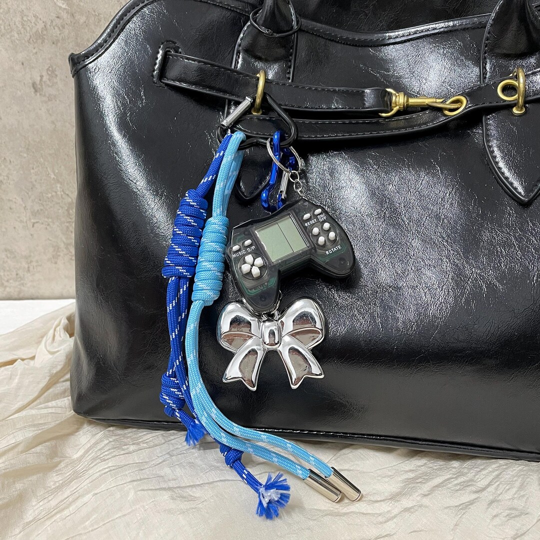 Key Charm Two Ropes Mini Game Rope Bag Charms-bag Charm-bag Accessories-purse Rope Charm - Etsy