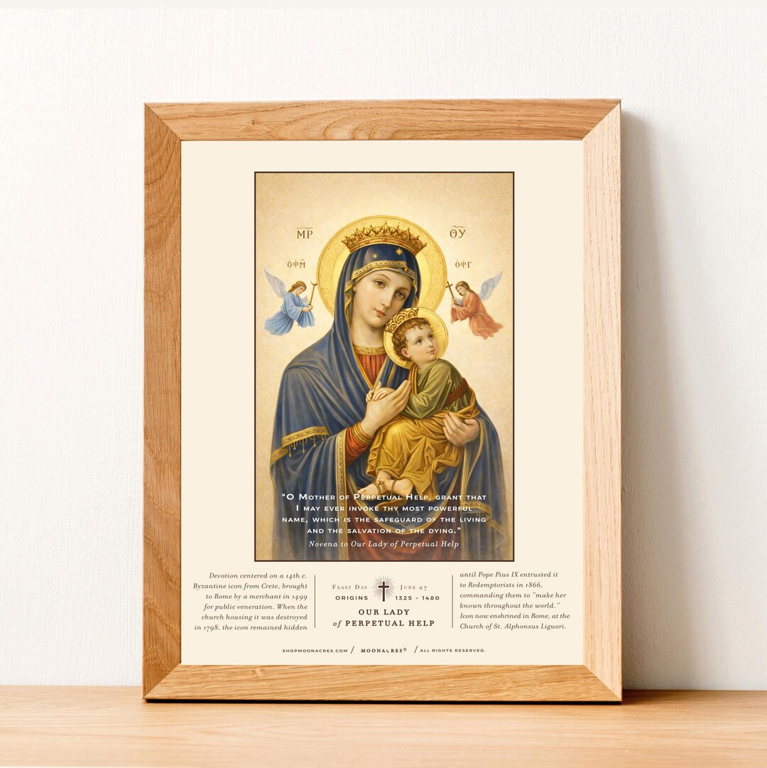 Our Lady of Perpetual Help Print | Byzantine Icon Art (digital Download ...