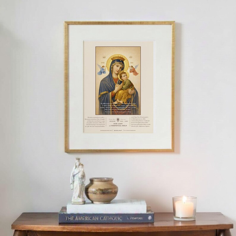 Our Lady of Perpetual Help Print | Byzantine Icon Art (digital Download ...