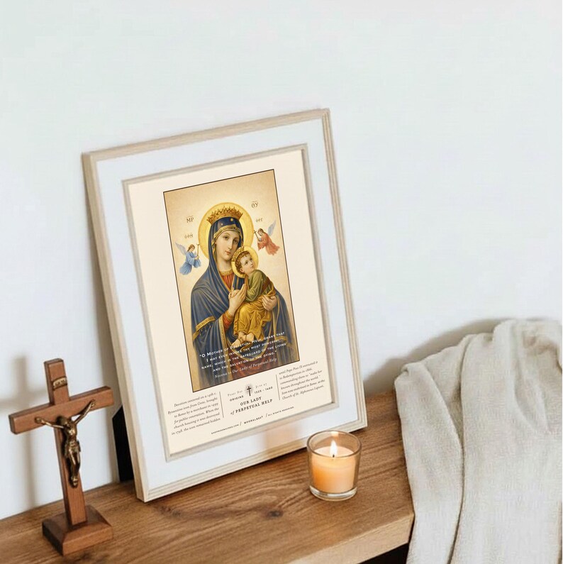 Our Lady of Perpetual Help Print | Byzantine Icon Art (digital Download ...