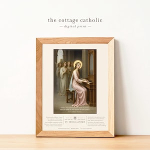 Saint Cecilia Print Set | Patron Saint of Music (Digital Download)